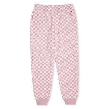 Champion Big Girls' Checkered Fleece Joggers