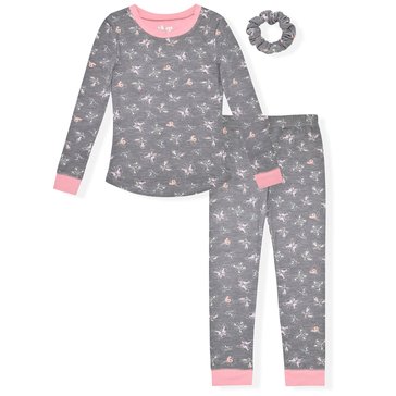 Sleep On It Little Girls' Butterfly Tight Fit Sleep Sets