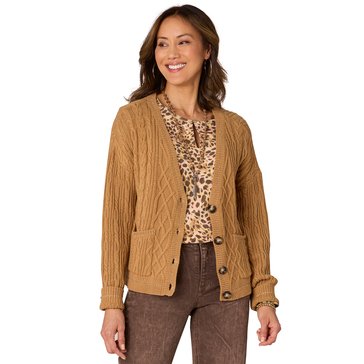 Democracy Women's Lurex Tipped Cardigan