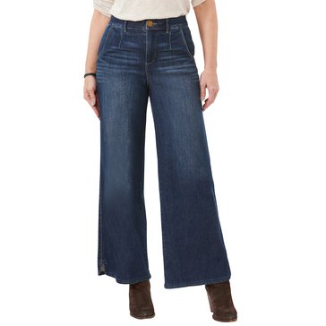 Democracy Women's Sky Rise Wide Leg Denim Jean