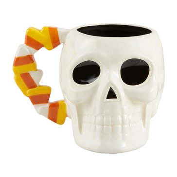 Mud Pie Skeleton Glow in the Dark Mug