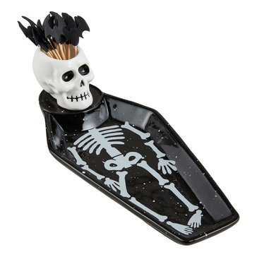 Mud Pie Skeleton Halloween Tray Toothpicks