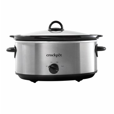 Crock-Pot 7qt Stainless Steel Manual Slow Cooker