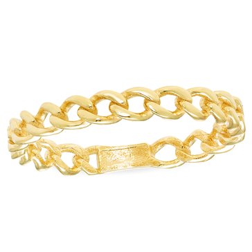 Minimalist Cuban Link Ring