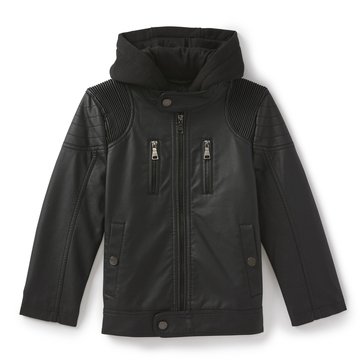 Urban Republic Infant Boys' Faux Leather Shirt Jacket