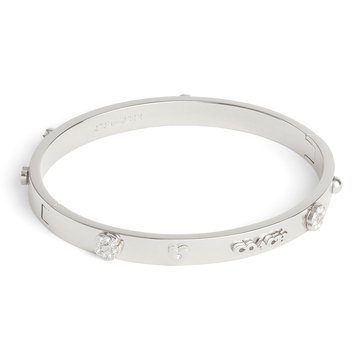 Coach Mixed Hinged Bangle Bracelet