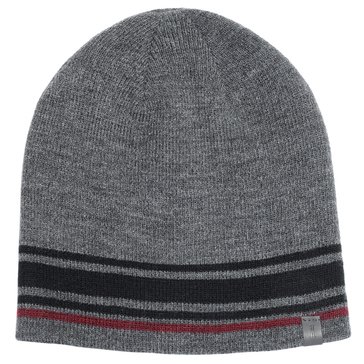 Igloo Men's Acrylic Rib Knit Reversible Striped Beanie