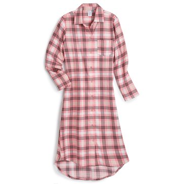 Yarn & Sea Women's Long Button Up Nightshirt