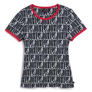 Nautica Women's Love Graphic Print Tee