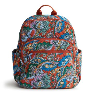 Vera Bradley Flowers Feathers Bancroft Backpack