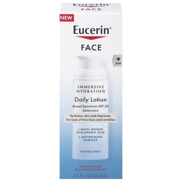 Eucerin Immersive Hydration Broad Spectrum Spf30 Day Lotion