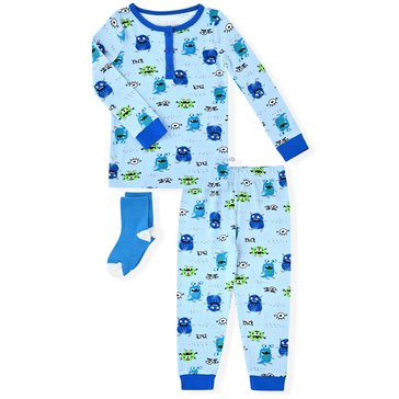 Sleep On It Infant Boys' Tight Fit Set with Socks