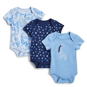 Wanderling Baby Boys' Bodysuits 3-Pack