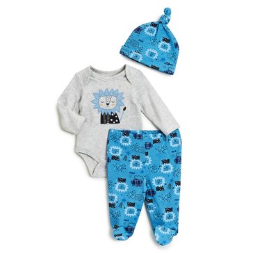 Wanderling Baby Boys' 3-Piece Layette Set