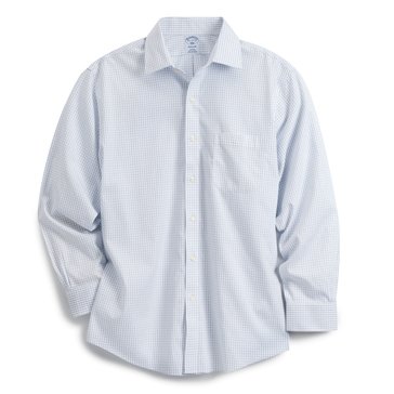 Brooks Brothers Men's Long Sleeve Pinpoint Regular Dress Shirt 