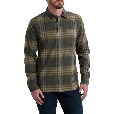 Kuhl Men's Descender Mid-Weight Flannel Long Sleeve Shirt