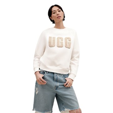 Ugg Women's Madeline Fuzzy Logo Crewneck Fleece