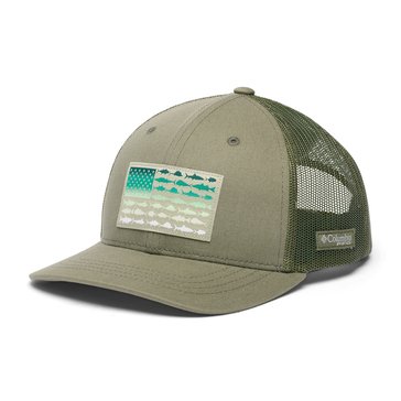 Columbia Boys' Youth PFG Fish Flag Snap Back Hat