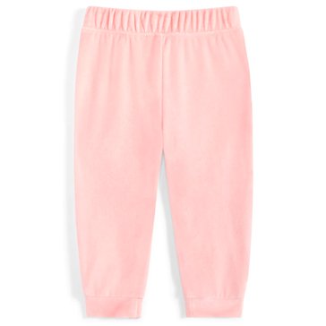 Wanderling Baby Girls' Solid Velour Pants