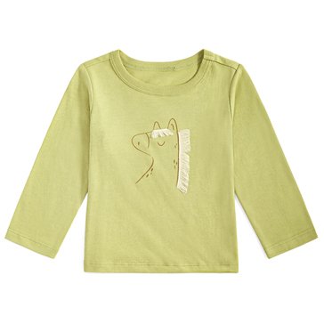 Wanderling Baby Boys' Long Sleeve Horse Jersey Top