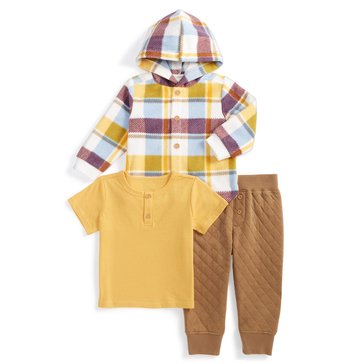 Wanderling Baby Boys' Fleece Jackey Set