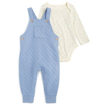 Wanderling Baby Boys' Quilt Overall Set