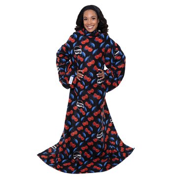 As Seen On TV Snuggie Pepsi Wild Cherry Wearable Soft Fleece Blanket with Sleeves