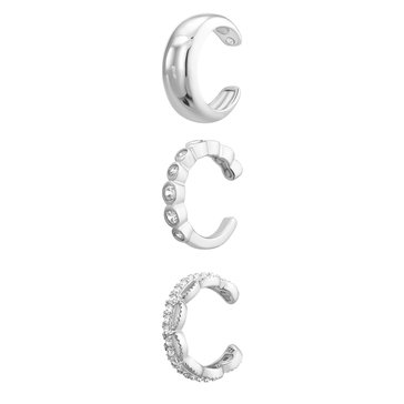 CZ Ear Cuff Set