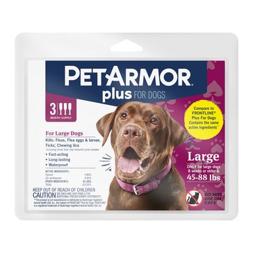 PetArmor Plus Flea And Tick Prevention For Large Dogs 45-88 lbs