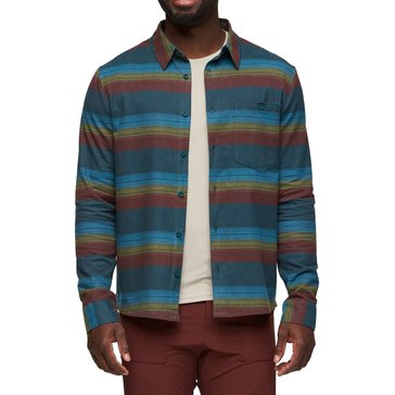 Cotopaxi Men's Quedo Long Sleeve Stripe Flannel Shirt