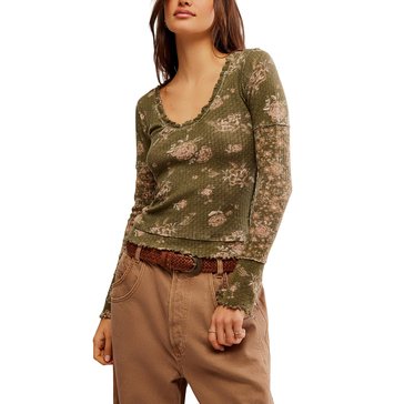 Free People Women's Clover Printed Thermal