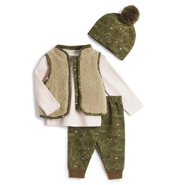 Wanderling Baby Boys' 4-Piece Vest Set