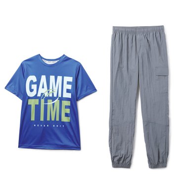 3 Paces Big Boys' Game Time Short Sleeve Graphic Tee