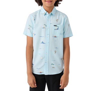 O'Neill Big Boys' Oasis Eco Short Sleeve Button Down Shirt