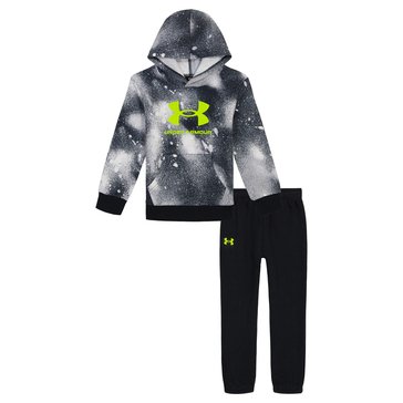 Under Armour Little Boys' Rival Wash Fade Hoodie Sets