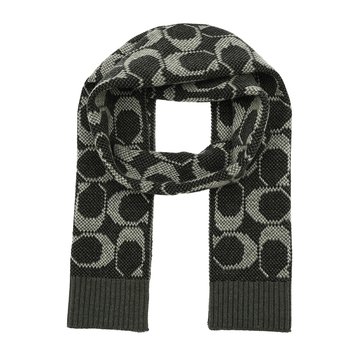 COACH Jumbo Signature C Knit Scarf