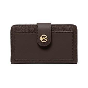 Michael Kors Charm Medium Tab Pocket Bifold Wallet