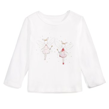 Wanderling Baby Girls' Long Sleeve Fairy Jersey Top