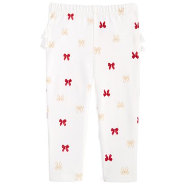 Wanderling Baby Girls' Delicate Bows Ruffle Pant