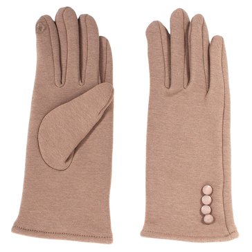 Igloo Two Finger Touch Glove with Button Detail