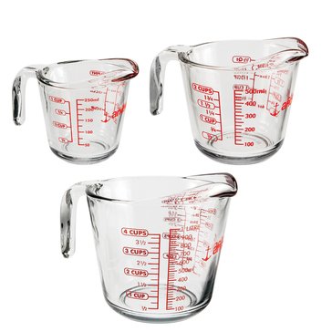 Anchor Hocking 3-pc.  Measuring Cup Set