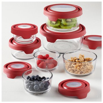 Anchor Hocking 14-Piece Glass TrueSeal Food Storage Set