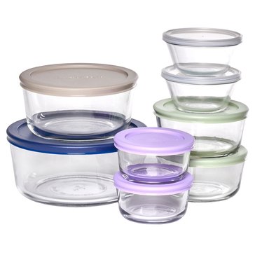 Anchor Hocking 16-pc. Glass  Food Storage Set with Snugfit Lids