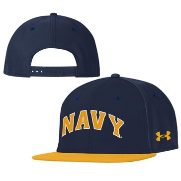 Under Armour Men's Gameday Flat Bill Snapback 3D NAVY