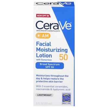 CeraVe Facial Moisturizing SPF 50 Lotion AM