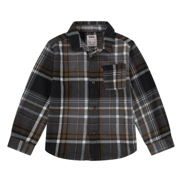 Levi's Little Boys' Long Sleeve Flannel Shirt