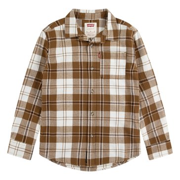 Levi's Big Boys' Herringbone Shirt