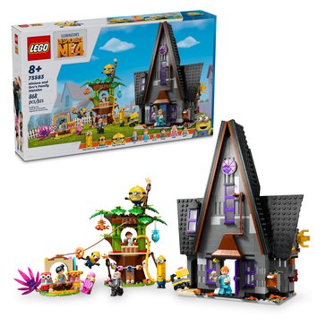 LEGO Despicable Me 4 Minions and Gru's Family Mansion Building Set (75583)