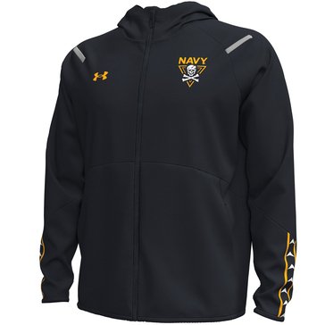 Under Armour Men's Sideline 2024 USNA Fear The Bones Full Zip Hoodie