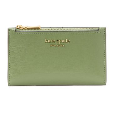 Kate Spade New York Morgan Saffiano Leather Small Slim Bifold Wallet